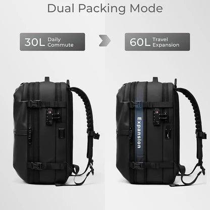 PressBag™ – Travel Backpack with Vacuum Compression