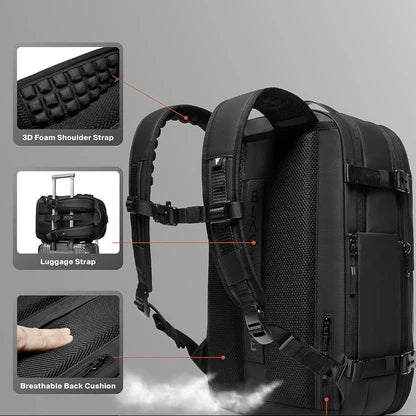 PressBag™ – Travel Backpack with Vacuum Compression