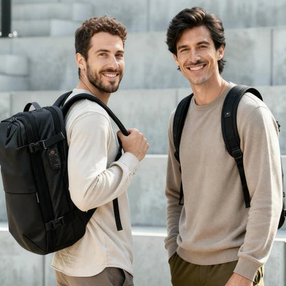 PressBag™ – Travel Backpack with Vacuum Compression